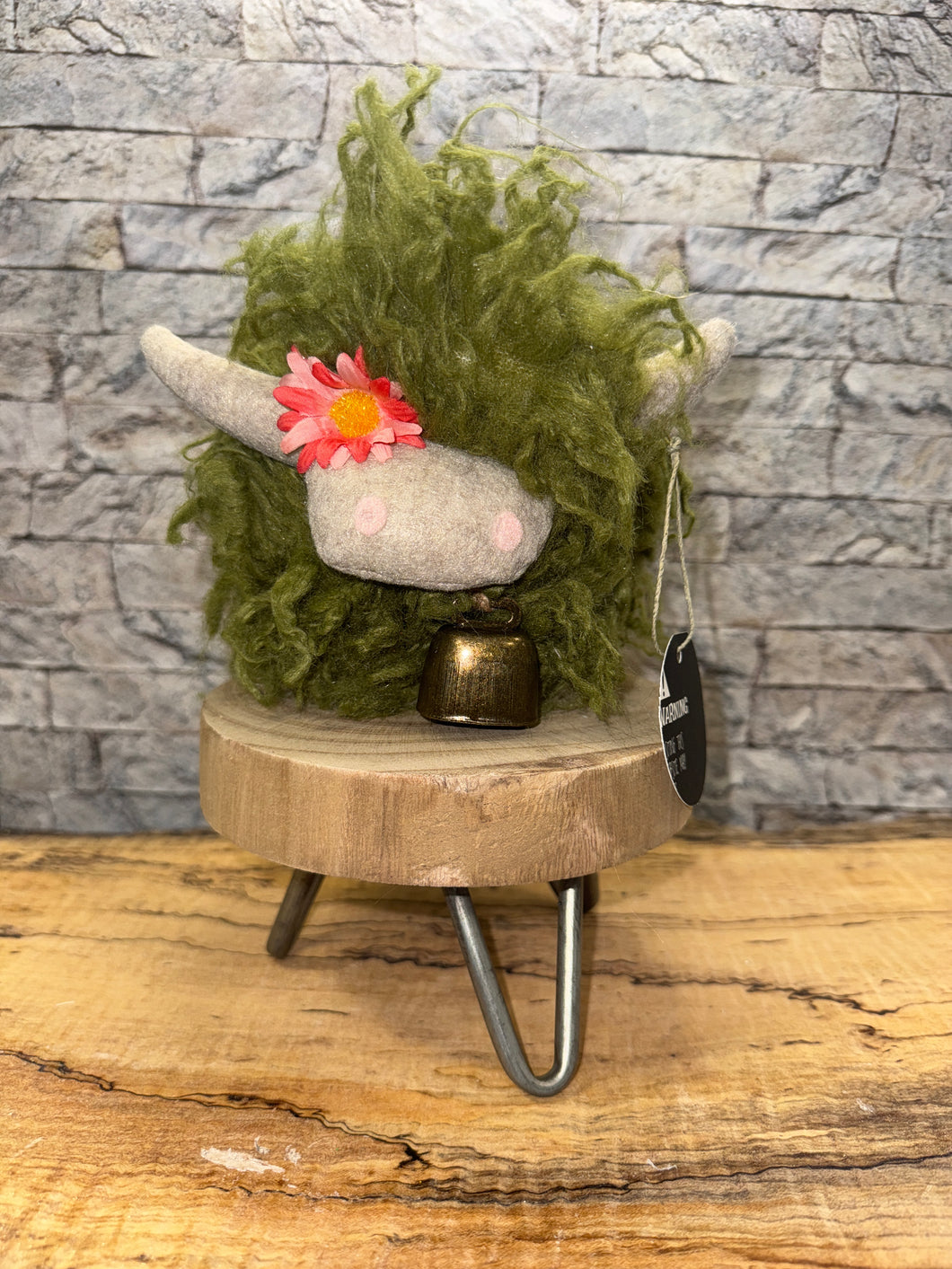 “Shaggy”Highland Cow Gnome